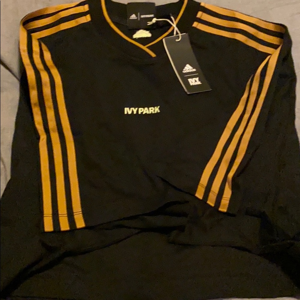 Ivy Park Drip 2 three stripes crop top